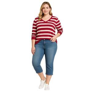 Nine West “Chrystie” Capri Jeans – Women’s Size 12 – Light Wash Denim